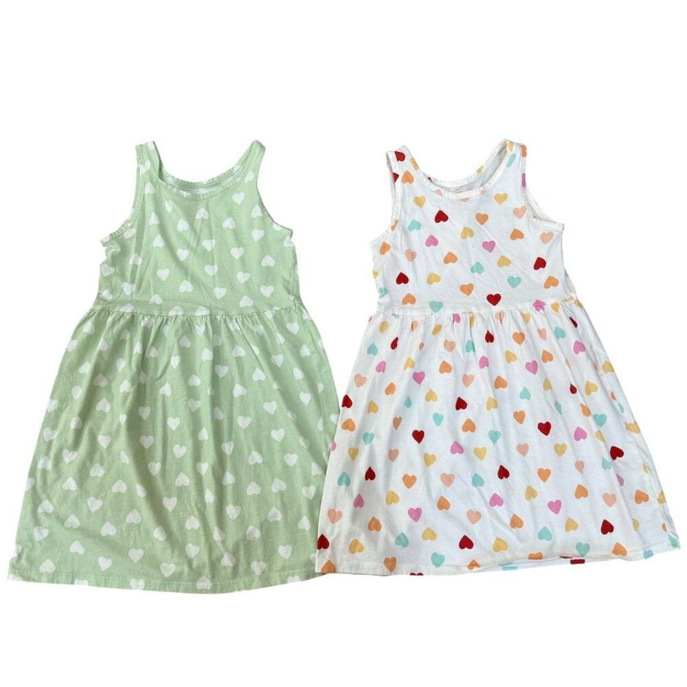 Set of 2 H&M girls cotton dresses size 6X/7